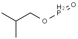 Phosphinic acid, 2-methylpropyl ester Structure