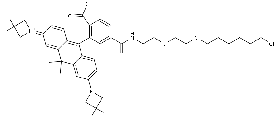 Janelia Fluor 585, Haloalkane                                    New Structure