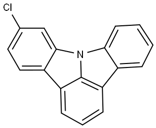 Indolo[3,2,1-jk]carbazole, 6-chloro- Structure