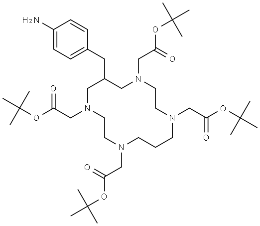 p-NCS-Bn-TETA-tertra(tBu-ester) Structure