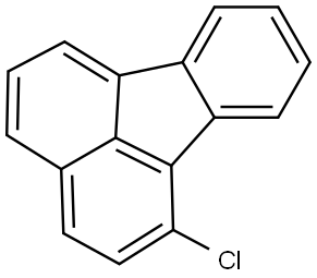 Fluoranthene, 1-chloro- Structure