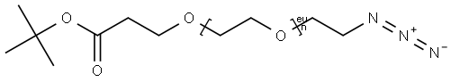 Azido-PEG12-t-butyl ester Structure