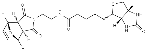 N-Biotinyl-2-(2-Aminoethyl)-3a,4,7,7a-tetrahydro-4,7-epoxy-1H-isoindole-1,3(2H)-dione Structure