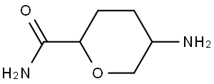 5-Amino-tetrahydro-pyran-2-carboxylic acid amide Structure