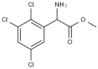 Methyl α-amino-2,3,5-trichlorobenzeneacetate Structure