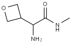 2-amino-N-methyl-2-(oxetan-3-yl)acetamide Structure