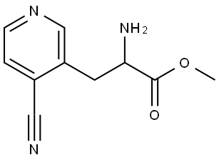 METHYL 2-AMINO-3-(4-CYANOPYRIDIN-3-YL)PROPANOATE Structure