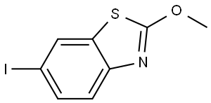 6-Iodo-2-methoxybenzothiazole Structure