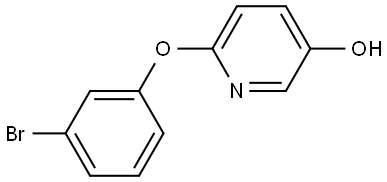 6-(3-Bromophenoxy)-3-pyridinol Structure