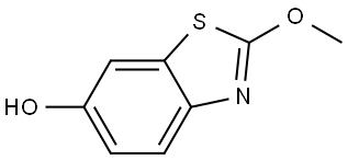 2-Methoxy-6-benzothiazolol Structure