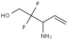 3-amino-2,2-difluoropent-4-en-1-ol Structure