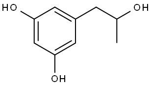 5-(2-hydroxypropyl)benzene-1,3-diol Structure