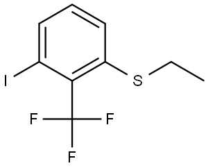 1-(Ethylthio)-3-iodo-2-(trifluoromethyl)benzene Structure