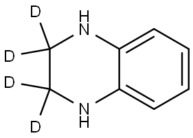 1,2,3,4-tetrahydroquinoxaline-2,2,3,3-d4 Structure