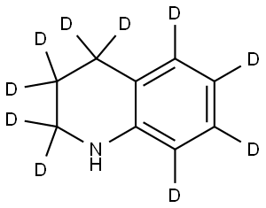 1,2,3,4-tetrahydroquinoline-2,2,3,3,4,4,5,6,7,8-d10 Structure