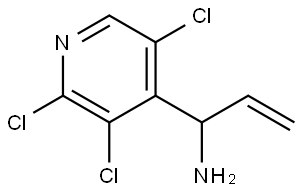 1-(2,3,5-TRICHLOROPYRIDIN-4-YL)PROP-2-EN-1-AMINE Structure