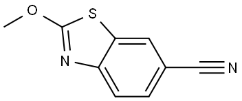 2-Methoxy-6-benzothiazolecarbonitrile Structure