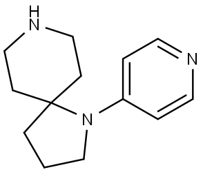 1,8-Diazaspiro[4.5]decane, 1-(4-pyridinyl)- Structure