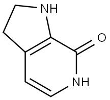 7H-Pyrrolo[2,3-c]pyridin-7-one, 1,2,3,6-tetrahydro- Structure