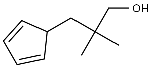 3-(Cyclopenta-2,4-dien-1-yl)-2,2-dimethylpropan-1-ol Structure