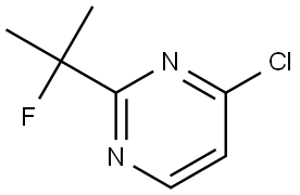 4-Chloro-2-(2-fluoropropan-2-yl)pyrimidine Structure