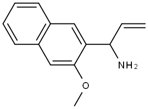 1-(3-METHOXYNAPHTHALEN-2-YL)PROP-2-EN-1-AMINE Structure