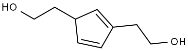 2-[3-(2-Hydroxyethyl)cyclopenta-1,4-dien-1-yl]ethan-1-ol Structure