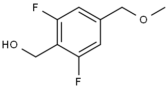 (2,6-difluoro-4-(methoxymethyl)phenyl)methanol 구조식 이미지