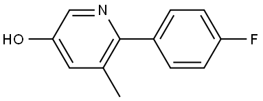 6-(4-Fluorophenyl)-5-methyl-3-pyridinol Structure