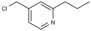 4-(chloromethyl)-2-propylpyridine Structure