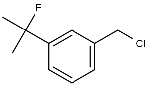 1-(chloromethyl)-3-(2-fluoropropan-2-yl)benzene Structure