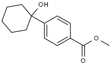 methyl 4-(1-hydroxycyclohexyl)benzoate Structure