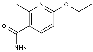 6-Ethoxy-2-methyl-3-pyridinecarboxamide Structure