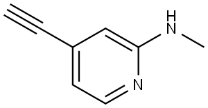 2-Pyridinamine, 4-ethynyl-N-methyl- Structure