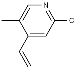 2-chloro-5-methyl-4-vinyl-pyridine Structure