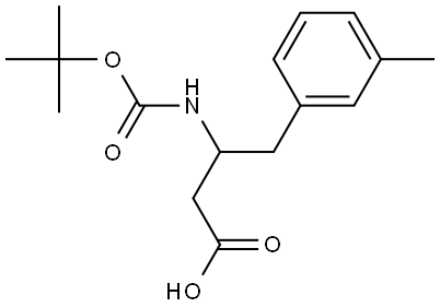 b-(Boc-amino)-3-methylbenzenebutanoic acid Structure