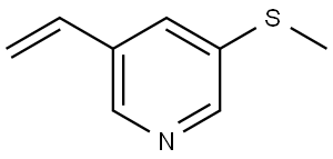 3-(Methylthio)-5-vinylpyridine Structure