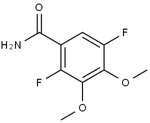 2,5-difluoro-3,4-dimethoxybenzamide Structure