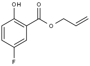 allyl 5-fluoro-2-hydroxybenzoate Structure