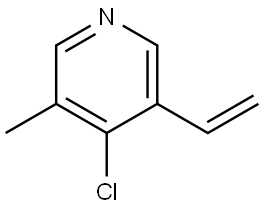 4-Chloro-3-methyl-5-vinylpyridine Structure