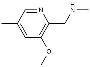 3-Methoxy-N,5-dimethyl-2-pyridinemethanamine Structure