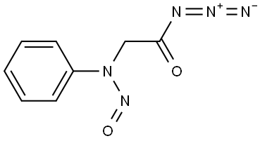 2-(nitroso(phenyl)amino)acetyl azide Structure