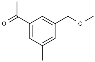 1-(3-(methoxymethyl)-5-methylphenyl)ethanone Structure