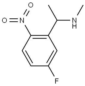 1-(5-fluoro-2-nitrophenyl)-N-methylethan-1-amine Structure