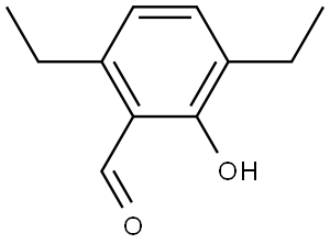 3,6-Diethyl-2-hydroxybenzaldehyde 구조식 이미지