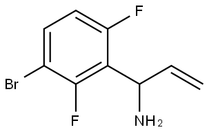 3-Bromo-α-ethenyl-2,6-difluorobenzenemethanamine Structure