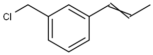 (E)-1-(chloromethyl)-3-(prop-1-en-1-yl)benzene Structure