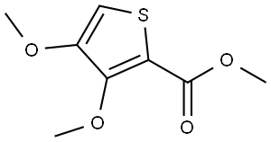 methyl 3,4-dimethoxythiophene-2-carboxylate Structure