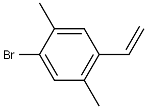 1-bromo-2,5-dimethyl-4-vinylbenzene Structure