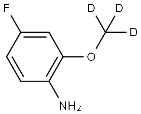 4-fluoro-2-(methoxy-d3)aniline Structure